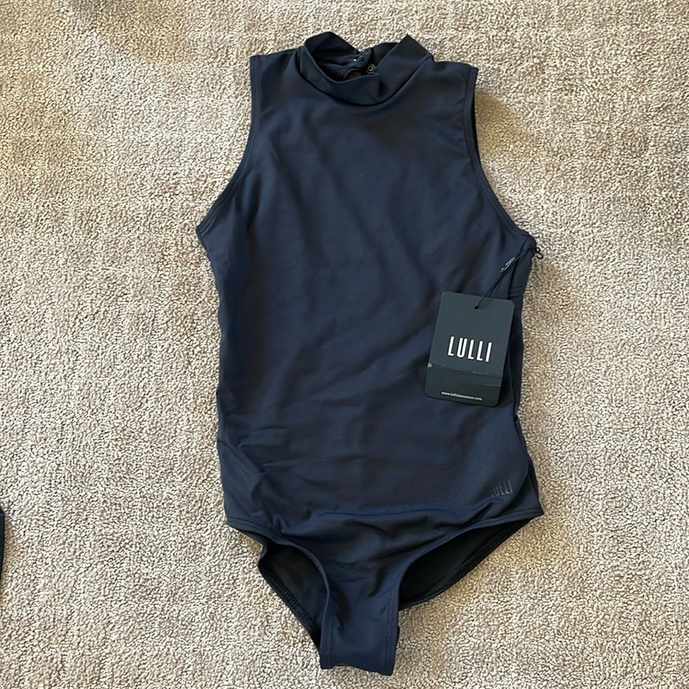 Lulli - Brand New Super Cute - Girls Black Leotard